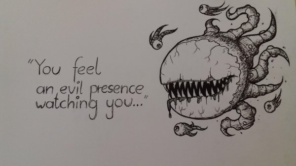 Глаз Ктулху раскраска