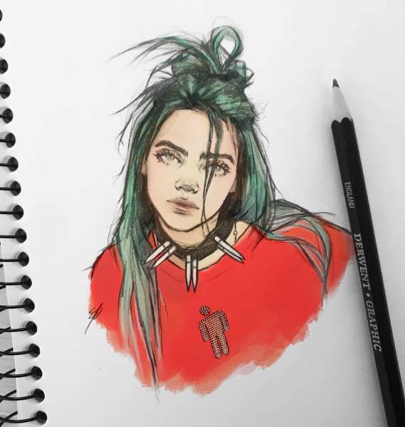 Лёгкий портрет Билли Айлиш