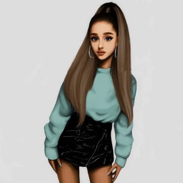 Ариана Гранде мультяшная