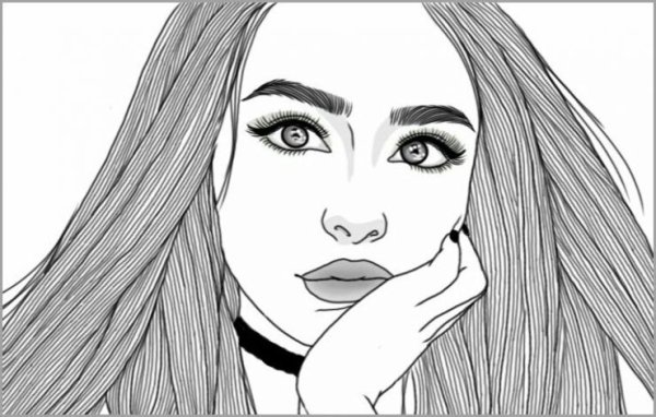 Девушки для срисовки