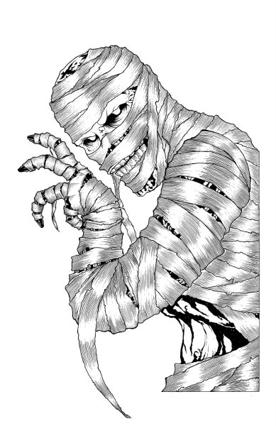 Мумия карандашом