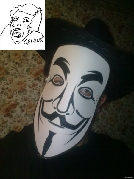 Гай Фокс рисунок