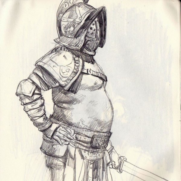 Гладиаторские бои в древнем Риме рисунок