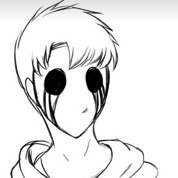 Безглазый Джек рисунки карандашом