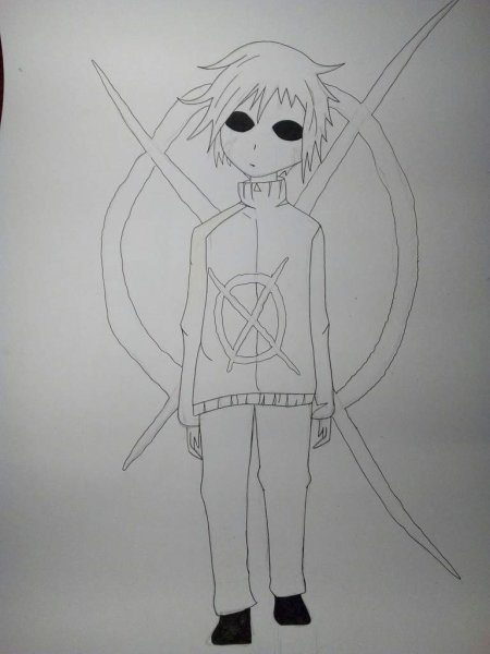 Срисовывать убийца Джефф убийца