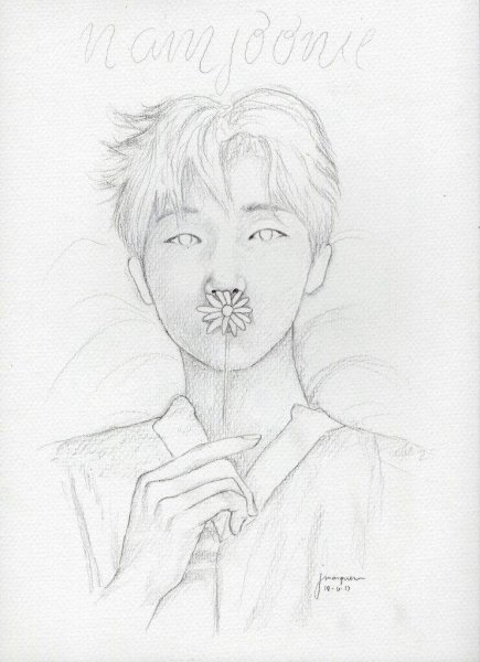 БТС Наброски Намджун