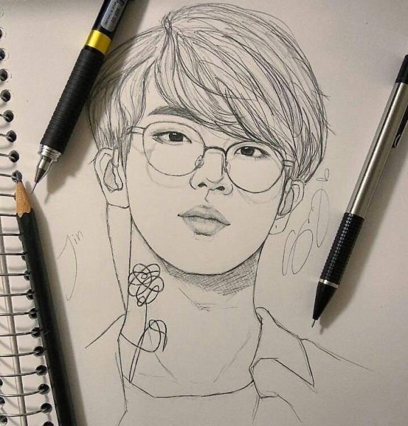 Рисунки BTS Ким Намджун