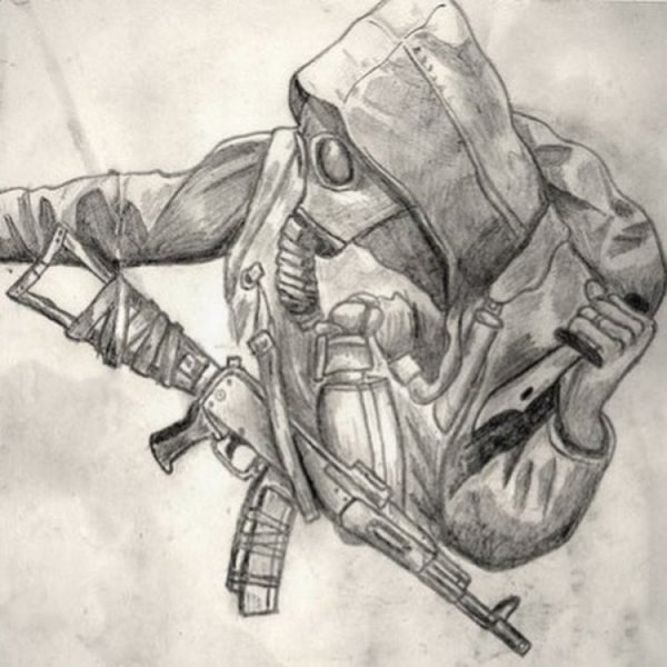 Рисунки сталкер лёгкие