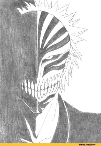 Рисунки карандашом аниме Блич