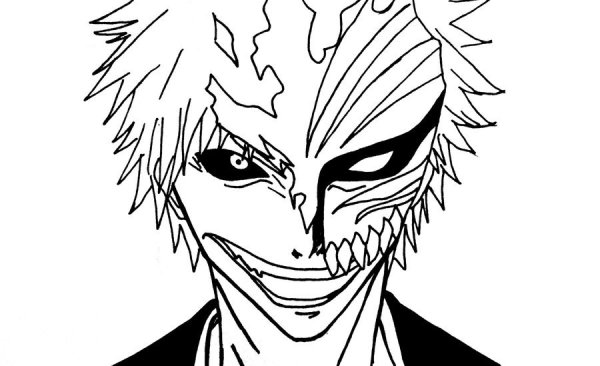 Ичиго Куросаки рисунок карандашом