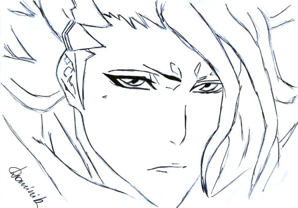 Ичиго Куросаки Lineart