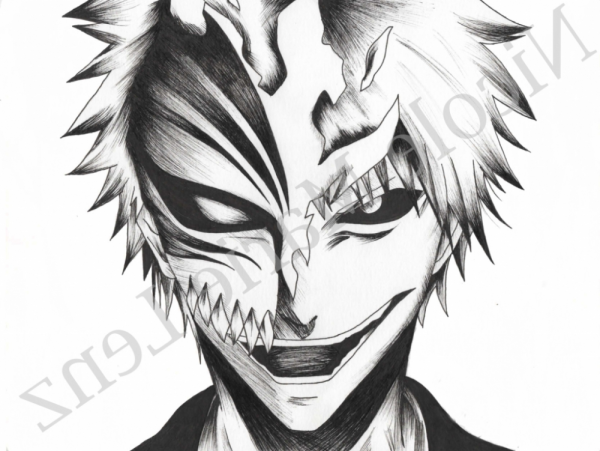 Ёриичи рисунок карандашом