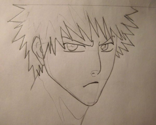 Хитсугая Тоширо карандашом