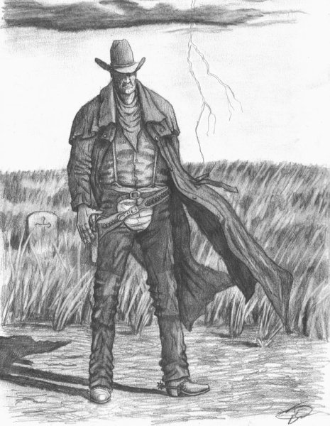 Ковбой карандашом