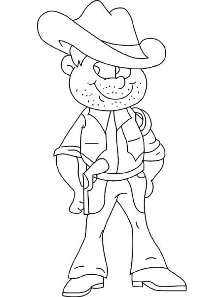 Рисовалки для детей Ковбои