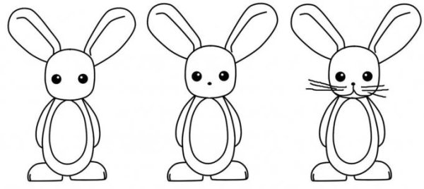 Заяц Беляк рисунок карандашом