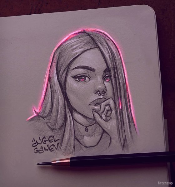 Рисунки для срисовки инстасамка