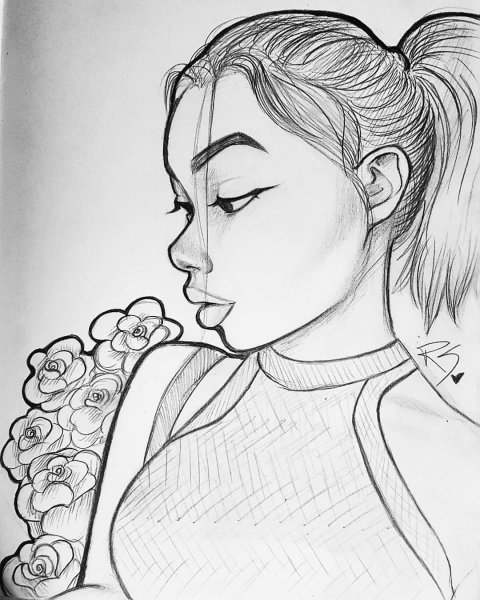 Рисунки для срисовки природа