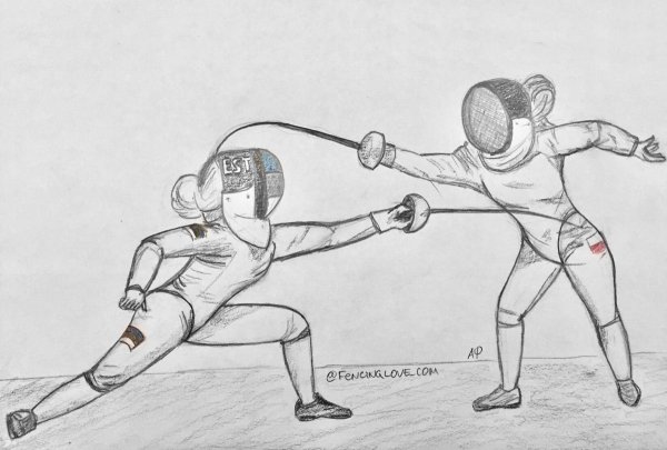 Фехтование рисование