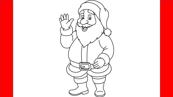 How to draw Santa Claus Step by Step