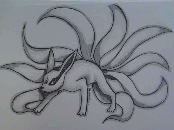 Курама для срисовки