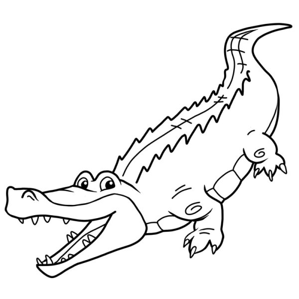 Рисование крокодила с детьми