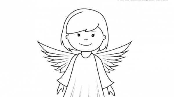 Ангелок карандашом