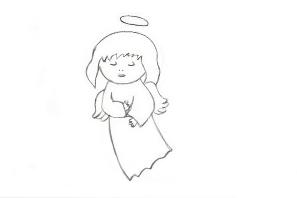 Ангел для рисования