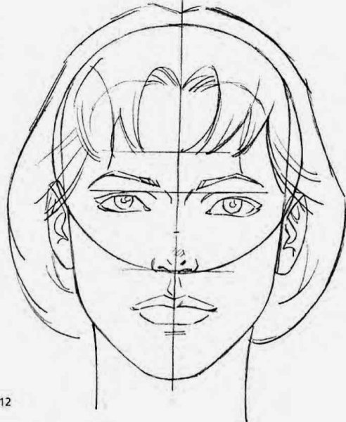 Техника рисования лица
