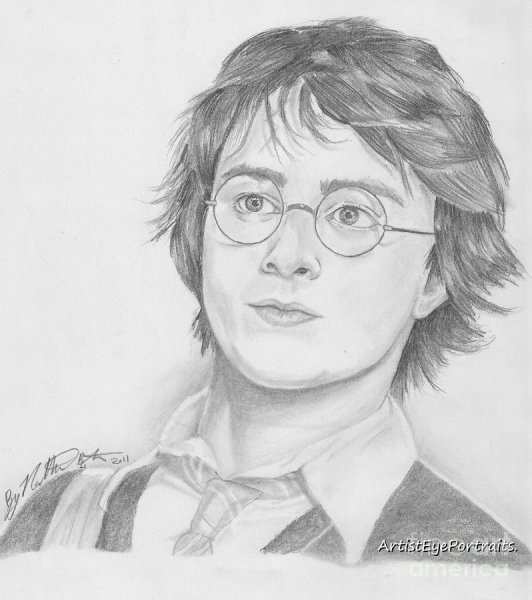 Гарри Джеймс Поттер для срисовки