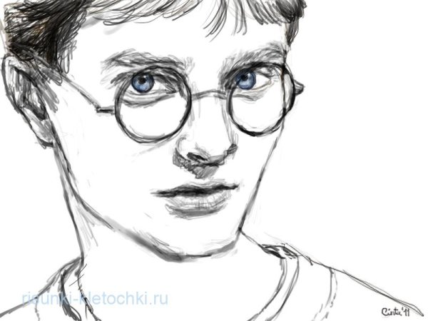 Гарри Поттер для срисовки