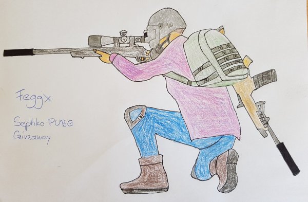 PUBG рисунок легкий