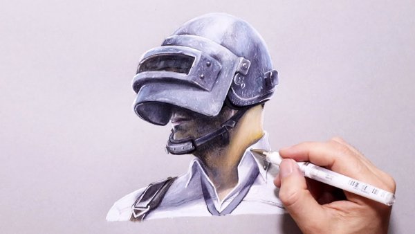 PUBG mobile рисовать