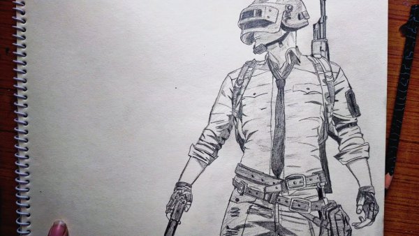 ПАБГ мобайл скетч