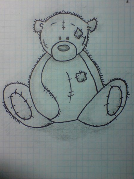 Как нарисовать мишку