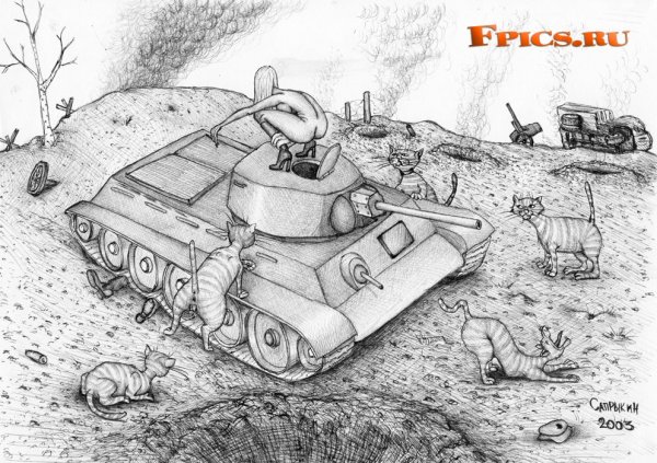 Курская битва рисунки детей