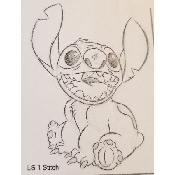 Стич в карандаше для срисовывания