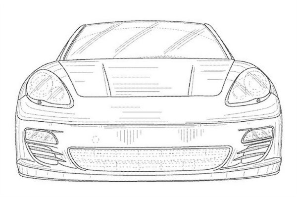 Porsche Cayenne 2005 чертеж