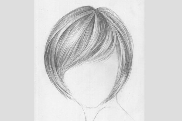 Рисунки причесок карандашом