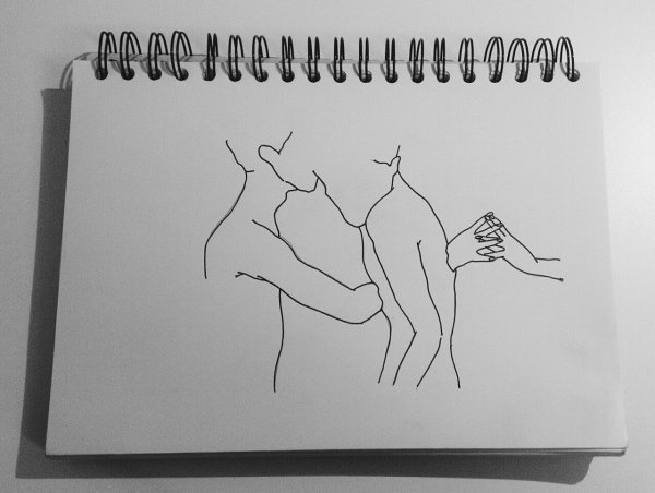 Рисунки ручкой в тетради для срисовки