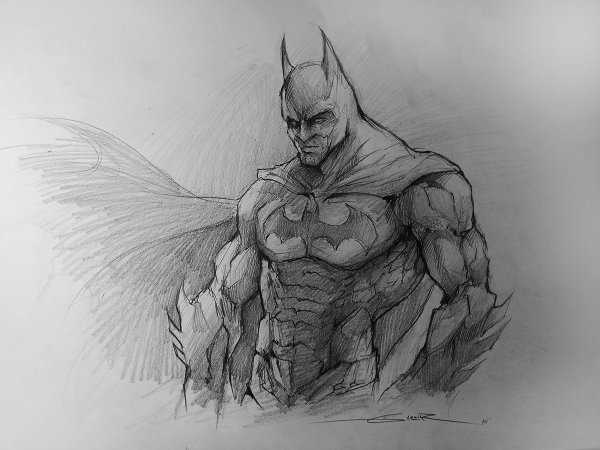 Супергерои рисунок карандашом