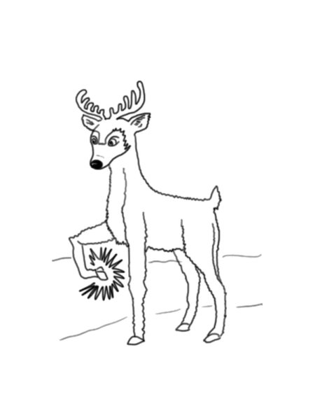 Иллюстрация к сказке серебряное копытце детские рисунки