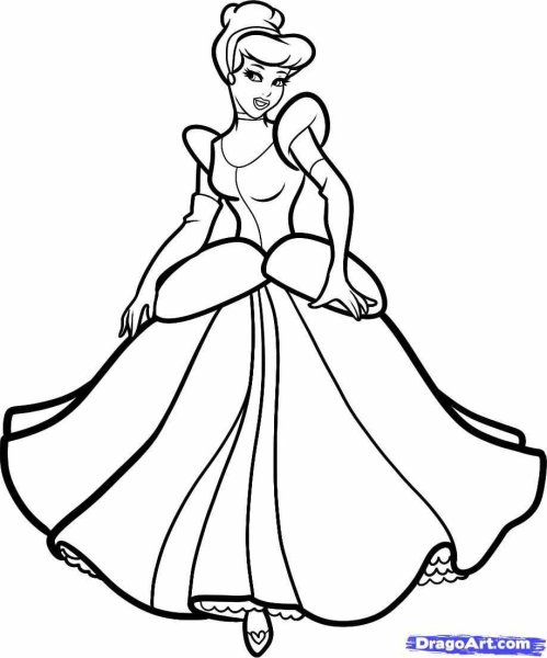 Золушка рисунок