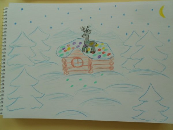 Иллюстрация к сказке серебряное копытце рисунок для детей