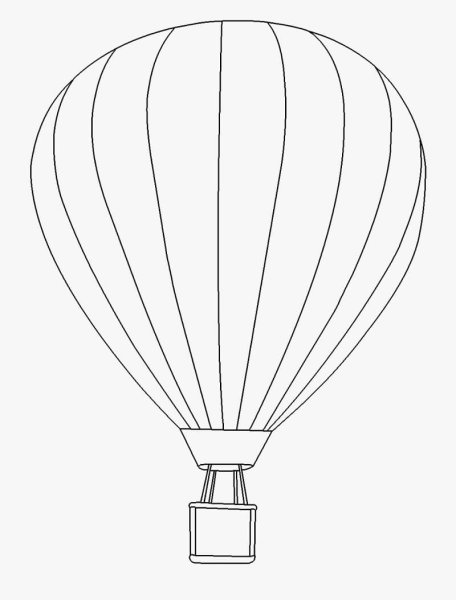 Воздушный шар карандашом