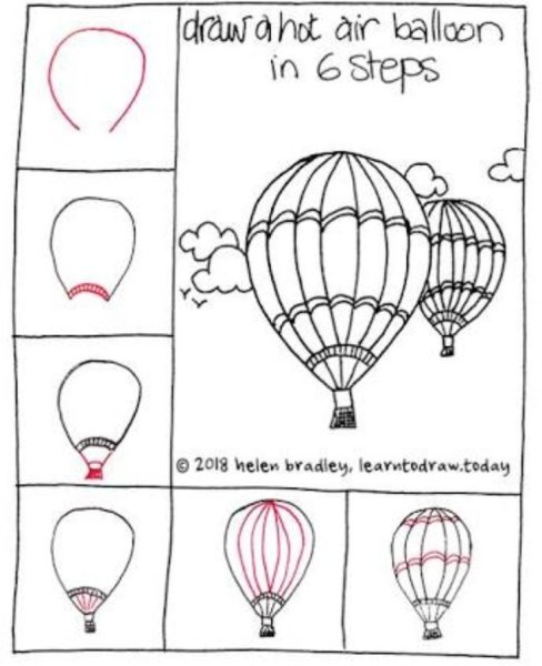 Поэтапное рисование гара