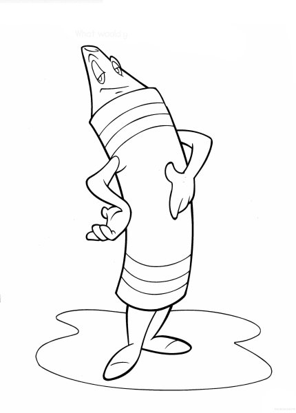 Раскраска простым карандашом