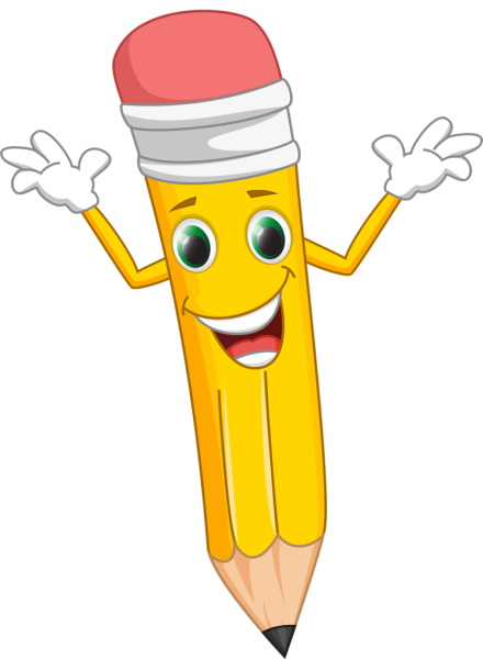 Веселый карандаш красный