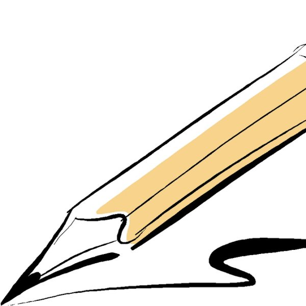 Карандаш мультяшный