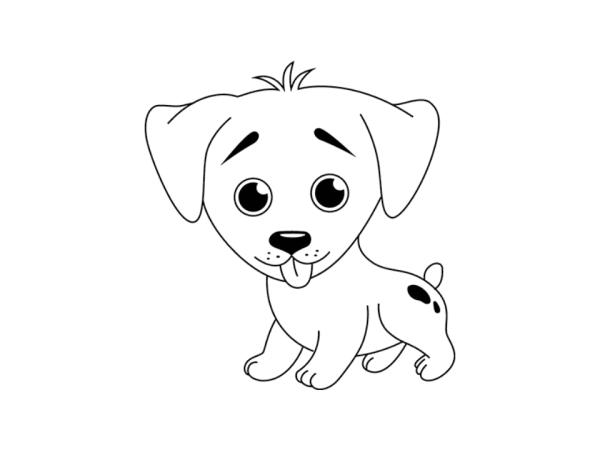 Собака рисунок